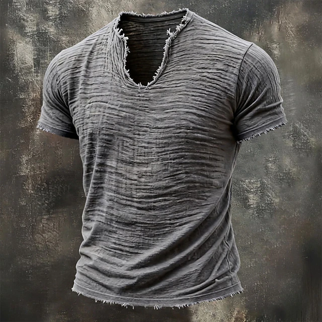 Wyatt | T-shirt z wycięciem w kształcie litery V