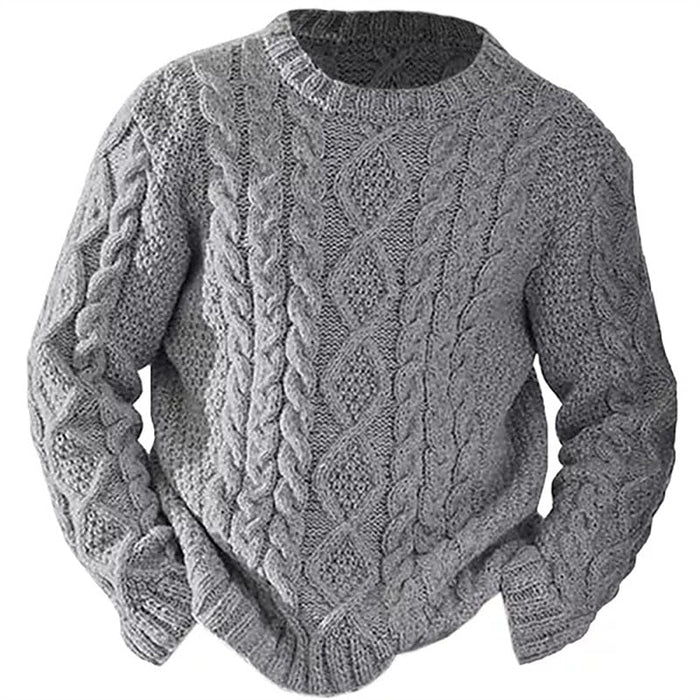 Ellis | Sweter z dzianiny w sploty
