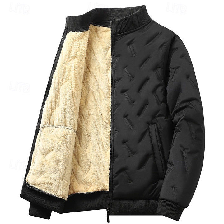 Douglas | Teksturowana Pikowana Kurtka Bomber