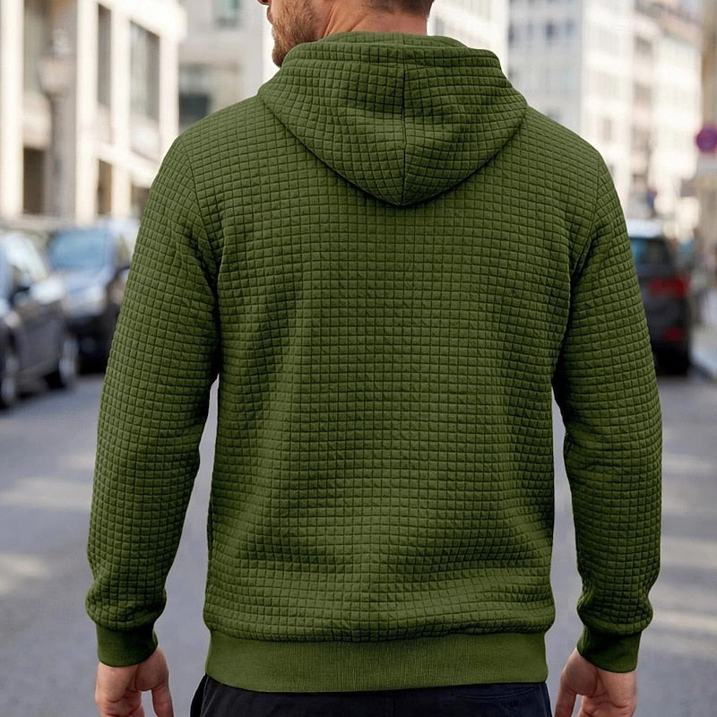 Bryce | Teksturowana Bluza z Kapturem