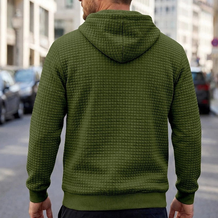 Bryce | Teksturowana Bluza z Kapturem